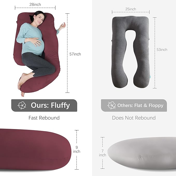 MOON PARK Pregnancy Pillows for Sleeping - Image 7