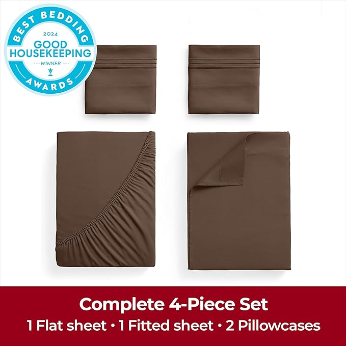 Mellanni Extra Deep California King Sheets - Image 4