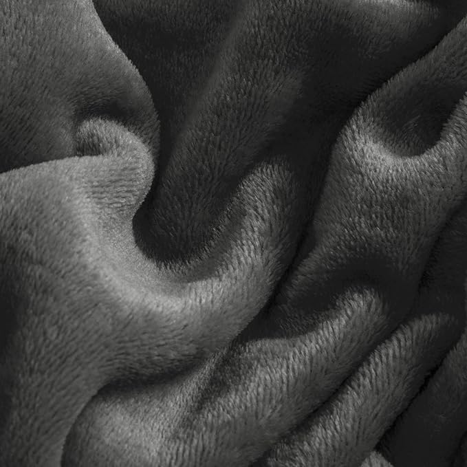BEDELITE Flannel Sheets Full Size Dark Gray - Image 6