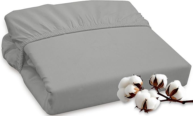 ROYALE LINENS 300 Thread Count 100% Long Staple Combed Cotton Fitted Sheet by ROYALELINENS