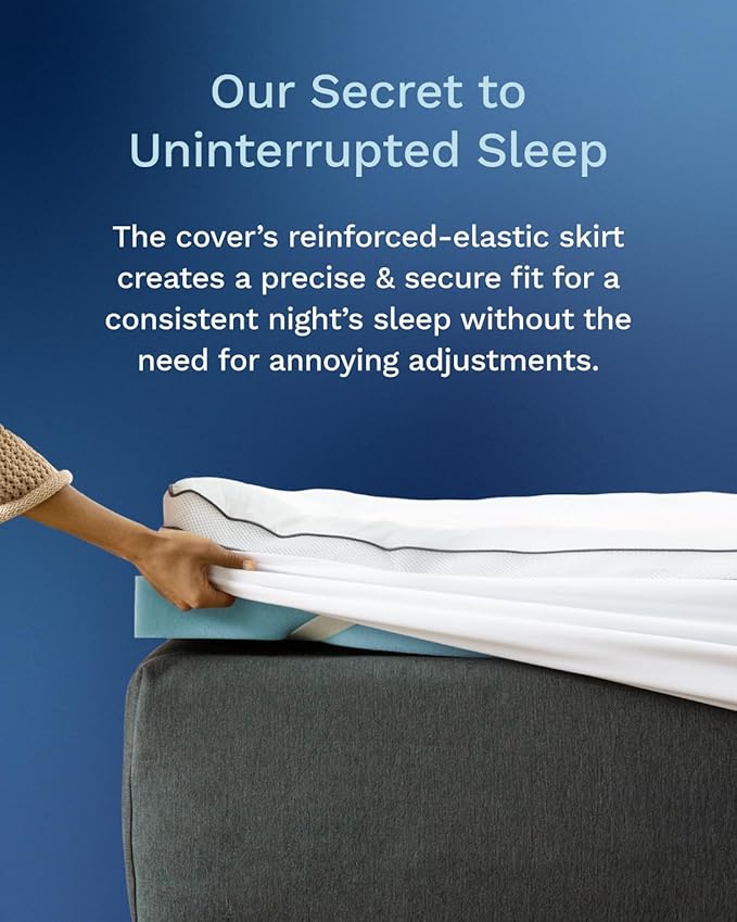 ViscoSoft 4 Inch Pillow Top Memory Foam Mattress Topper Full XL - Image 7
