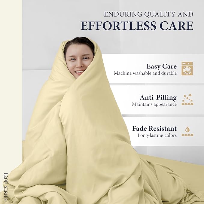 100% Egyptian Cotton King Size Sheets Set - Image 7