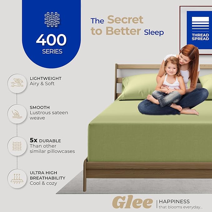Thread Spread 100% Cotton King Size Pillow Cases Set of 2 - Image 2