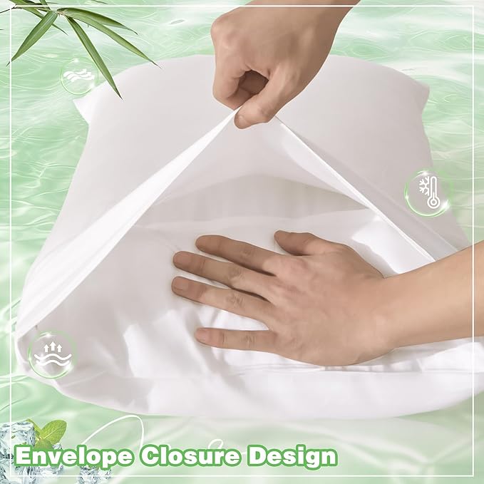 Homiest Cooling Body Pillow Case, 100% Rayon Derived from Bamboo Body Pillow - Image 5