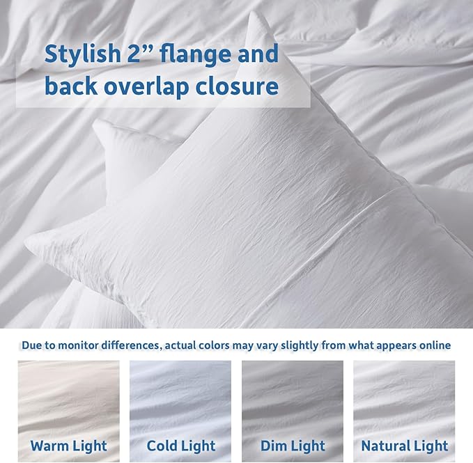 Nestl White California King Duvet Cover Sets - Image 8