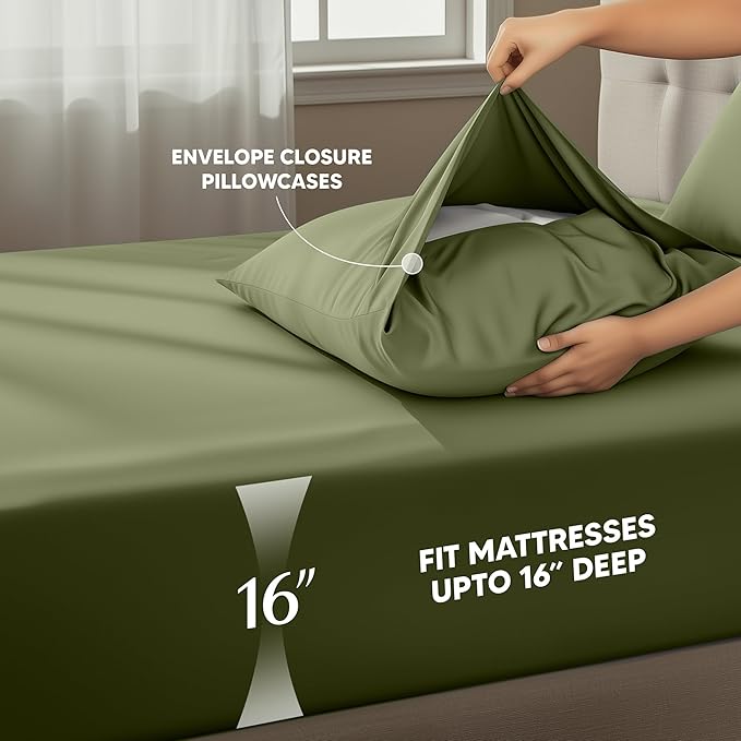 Utopia Bedding King Size Sheet Set – 4 Piece Bed Sheets, Soft and Breathable - Image 4
