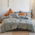Simple&Opulence 100% Linen Duvet Cover Set 2pcs Basic Style Natural French by SimpleOpulence