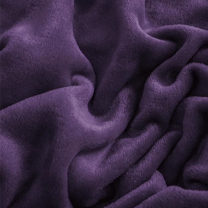 BEDELITE Flannel Sheets King Size Purple - Image 5