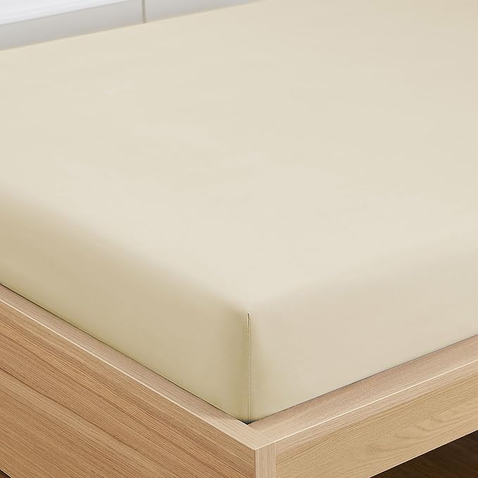 Queen Fitted Sheet Only with Full Elastic & Built in Corner Sheet Straps to - Image 4
