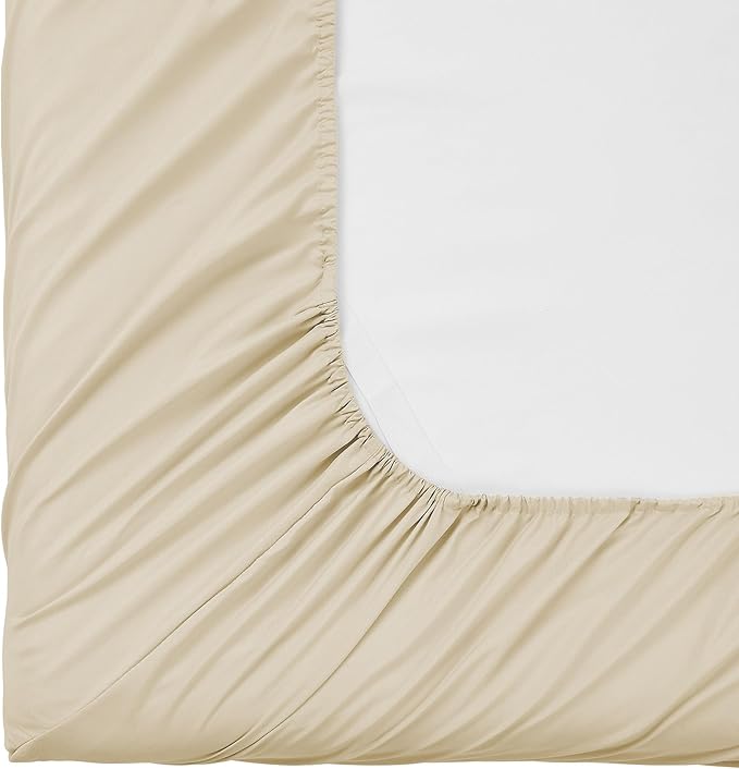 Queen Fitted Sheet Only with Full Elastic & Built in Corner Sheet Straps to - Image 5