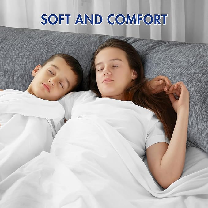 MIULEE Body Pillow for Adults Long Body Pillow for Side Sleeper Memory Foam - Image 7