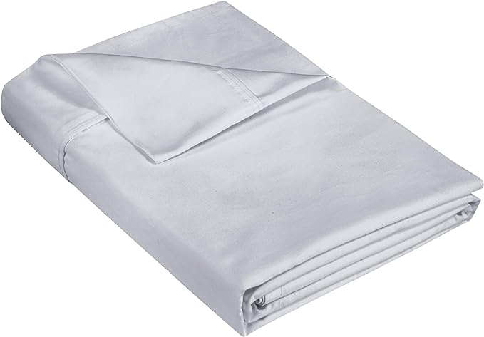 400 Thread Count 100% American Grown Cotton Flat Sheet by ROYALELINENS
