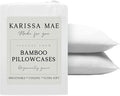Karissa Mae Cooling Bamboo Viscose Standard Size Pillowcase Set | 100% by KARISSAMAE