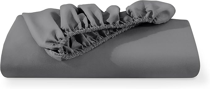 Bare Home Fitted Bottom Sheet Split King - Image 8