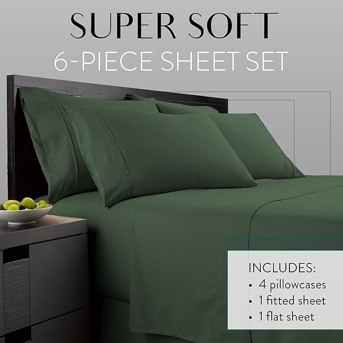Danjor Linens Bed Sheet Set Queen Size - Image 2