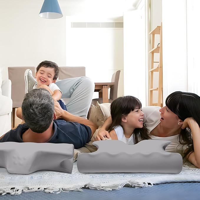 Cervical Pillow for Neck Pain Relief, Cooling Contour Memory Foam Pillows - Image 6