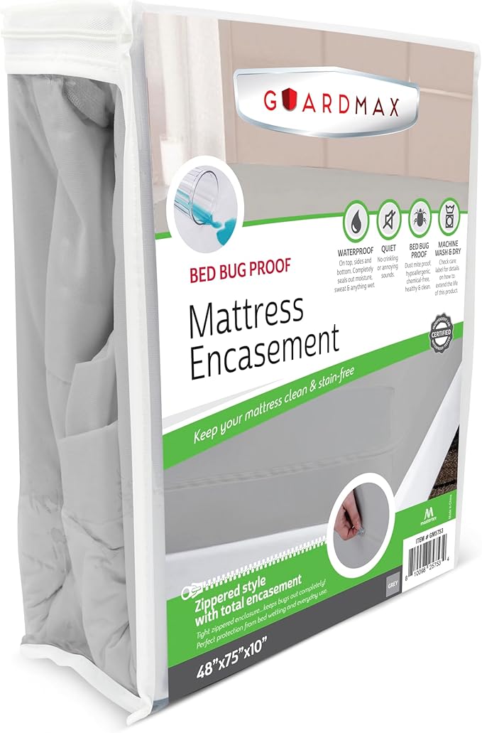 Guardmax Jersey Knitted RV Size Zippered Mattress Encasement by Guardmax