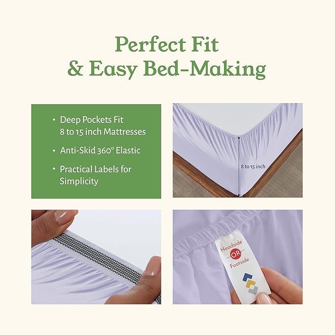 California Design Den Deep Pocket King Sheet Set - Image 5