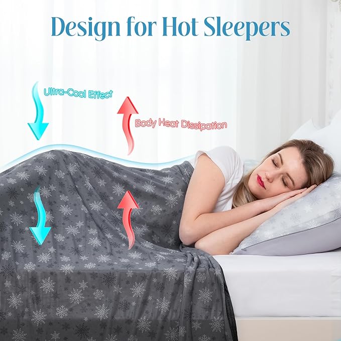 OIGAE Cooling Blanket for Hot Sleepers - Image 4