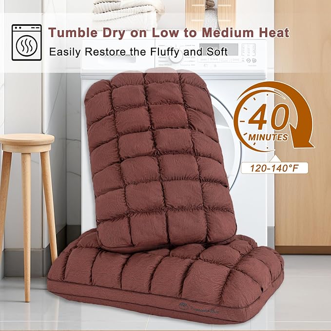 YOUR MOON Fluffy Support Bed Pillow Queen Size, Super Soft Premium Down - Image 6
