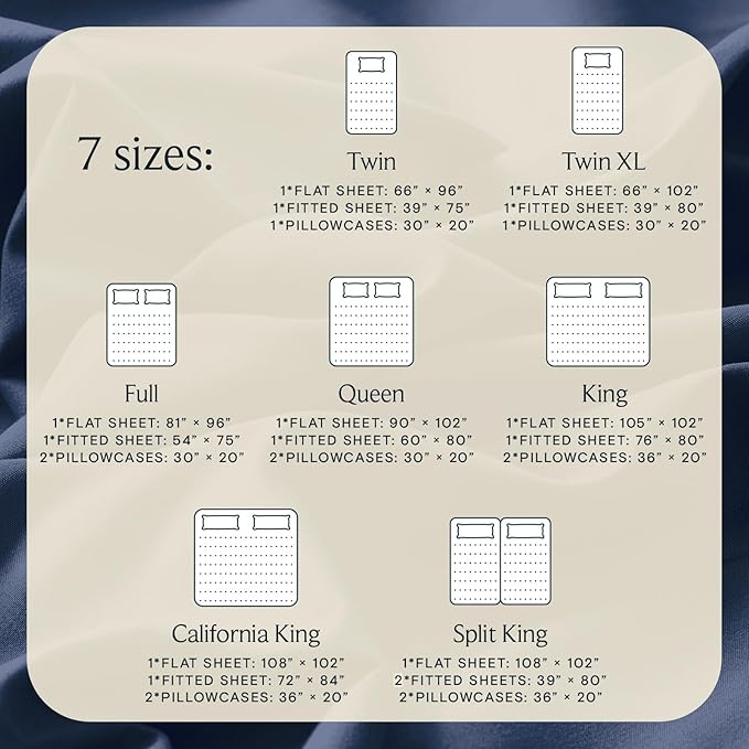 LuxClub 4 PC California King Sheet Set, Breathable Luxury Bed Sheets, Deep - Image 4