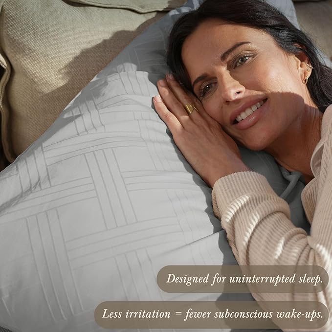 Threadmill Twin Sheets for Twin Mattress | 800 Thread Count Jacquard Celine - Image 5