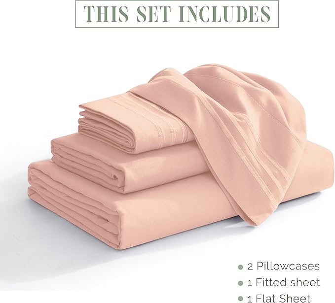 Elegant Comfort Luxurious 1500 Premium Hotel Quality Microfiber Three Line - Image 3