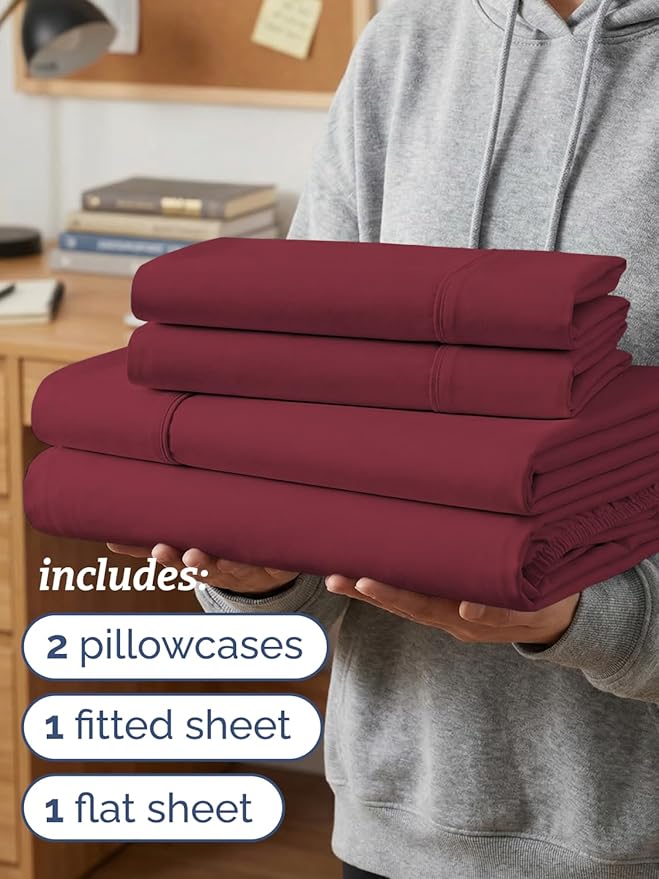 Twin XL 4 Piece Sheet Set - Image 3
