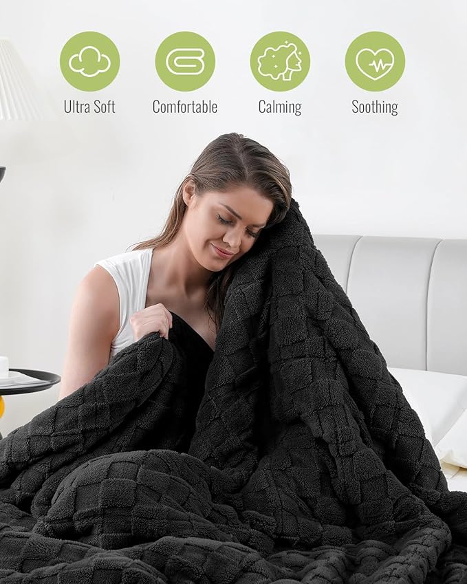 Uttermara Weighted Blankets for Adults Full Size, 12lbs 60x80 inches Blanket - Image 4