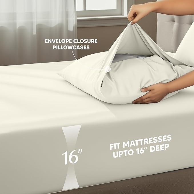Utopia Bedding Twin Sheet Set – 3 Piece Bed Sheets - Image 4