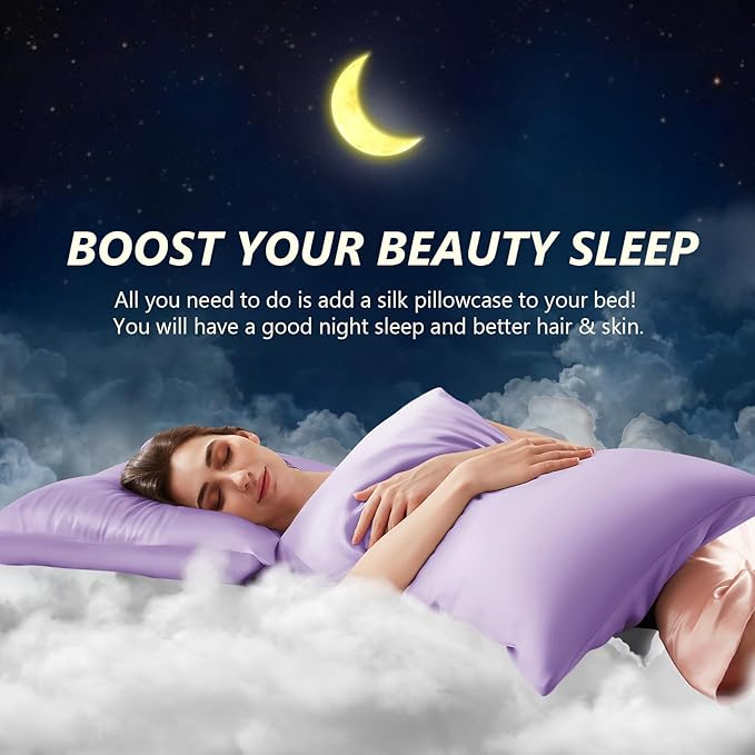 Silk Pillow Cases Standard Size 100% Mulberry Silk Pillowcase - Image 3