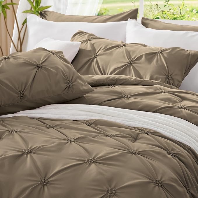 BEDELITE Light Brown Queen Comforter Set - Image 6