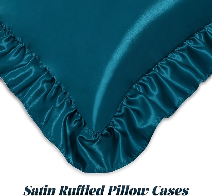 Homiest Ruffle Satin Pillowcase - Image 4