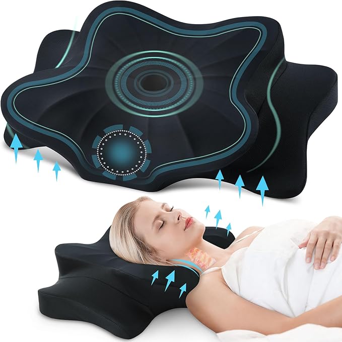 DONAMA Cervical Pillow for Neck and Shoulder Pain Relief, Cooling Contour by DONAMA