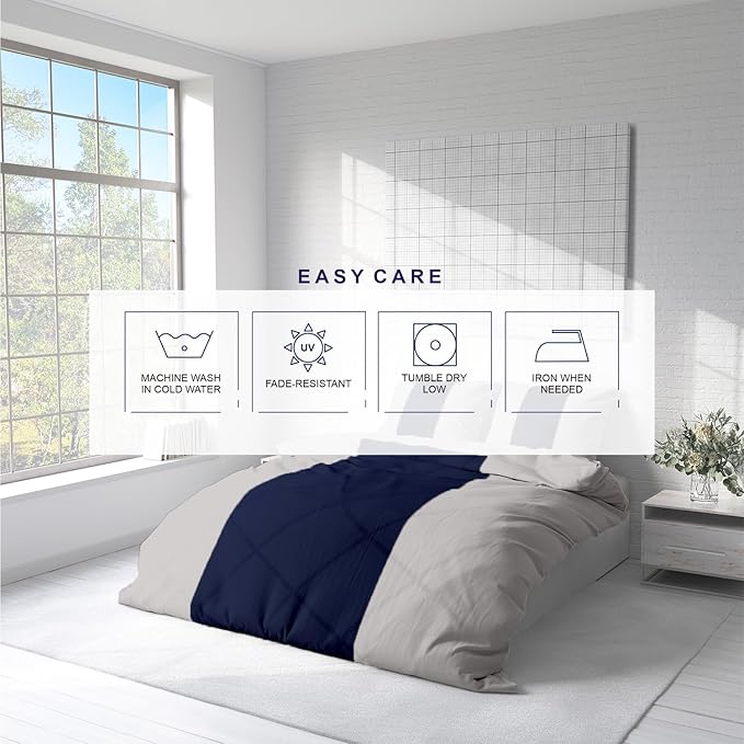 Kotton Culture 3 Pc Queen Size Duvet Cover Set- 100% Egyptian Cotton 600 Thread - Image 6