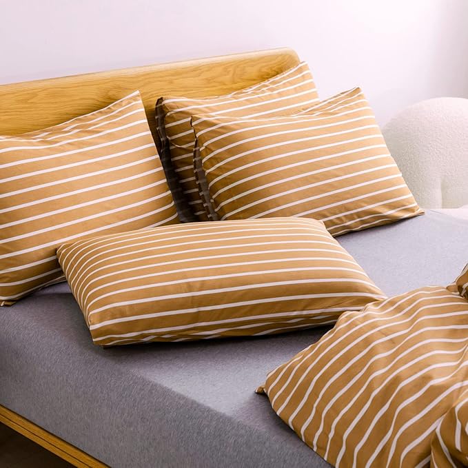 JELLYMONI Twin Duvet Cover Set, Cotton Duvet Cover 2 Pieces - Image 4