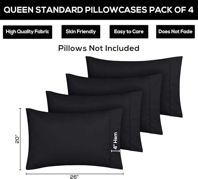 Utopia Bedding Standard Pillow Cases - Image 3