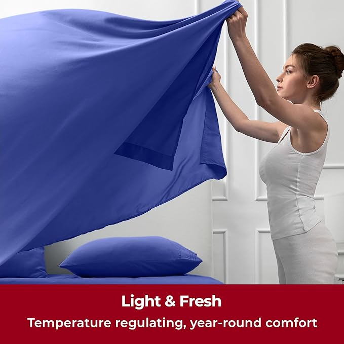 Mellanni Split King Sheets Set - Image 4