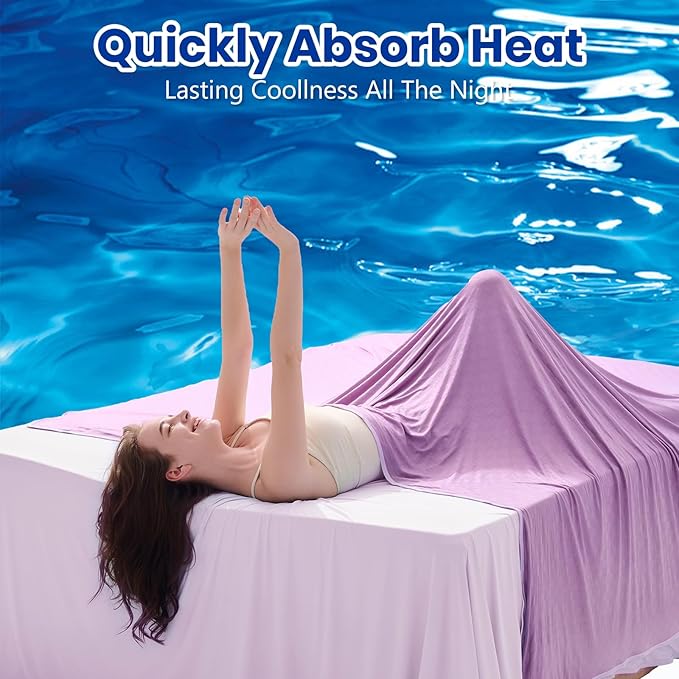 Topcee Cooling Blanket King Size- 90"x108" Summer Cooling Throw Blanket - Image 2
