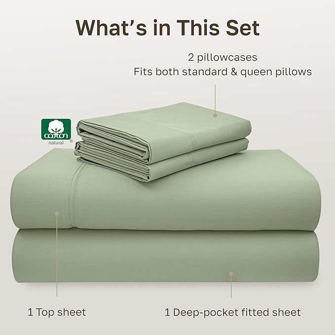 California Design Den Deep Pocket Queen Sheets Set - Image 4