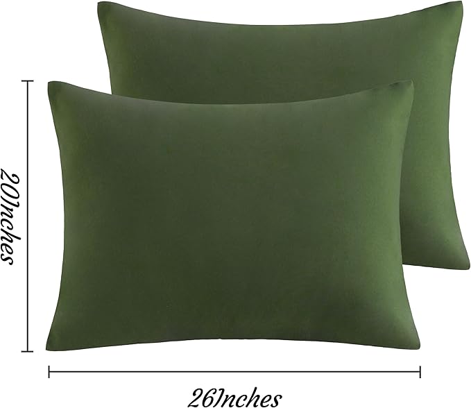NTBAY Standard Pillow Cases Set of 2, 2 Pack Brushed Microfiber 20x26 Pillow - Image 6