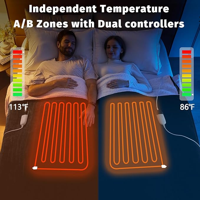 Heated Electric Blanket Queen Size - Image 2
