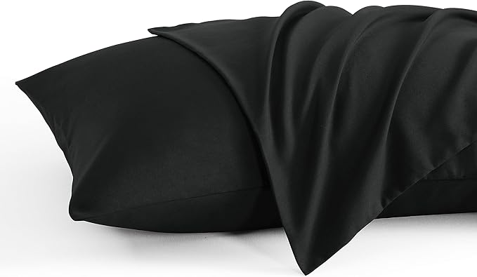 NTBAY Standard Pillow Cases Set of 2, 2 Pack Brushed Microfiber 20x26 Pillow by NTBAY
