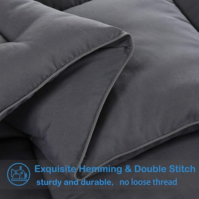 EASELAND Full Size Down Alternative Comforter - Image 5