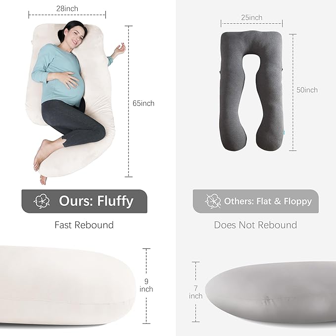 MOON PARK Pregnancy Pillows for Sleeping - Image 7