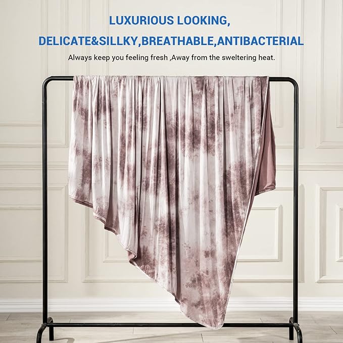 Topcee Cooling Blanket for Hot Sleepers, Absorbs Heat to Keep Body Cool for - Image 4