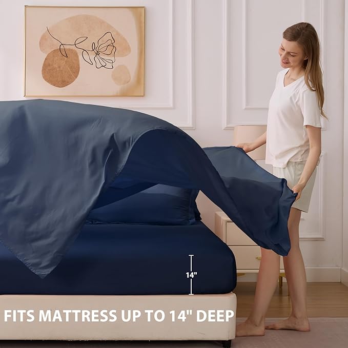 Full Comforter Set Navy - Image 6