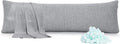 Rainmr Extra Long Body Pillow Memory Foam 180x50cm – Firm King Size Body Pillows by RainmrBedding