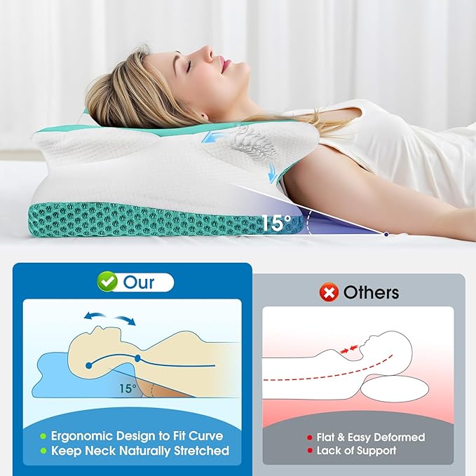 CloudBliss Cervical Memory Foam Pillow - Image 5