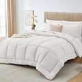 Sasttie Oversized Queen Comforter Set, 7 Pieces Reversible Bed in a Bag by SASTTIE